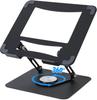 Laptop Adjustable Angle and Tablet Heat Improves Relieves Back and Stiff Compatible with and Inches and Up Stand, 360° Rotating, Foldable, Height,