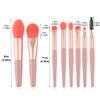 Set of 8 Soft Bristle Makeup Tools Premium Synthetic Foundation Brush  Makeup Beginners