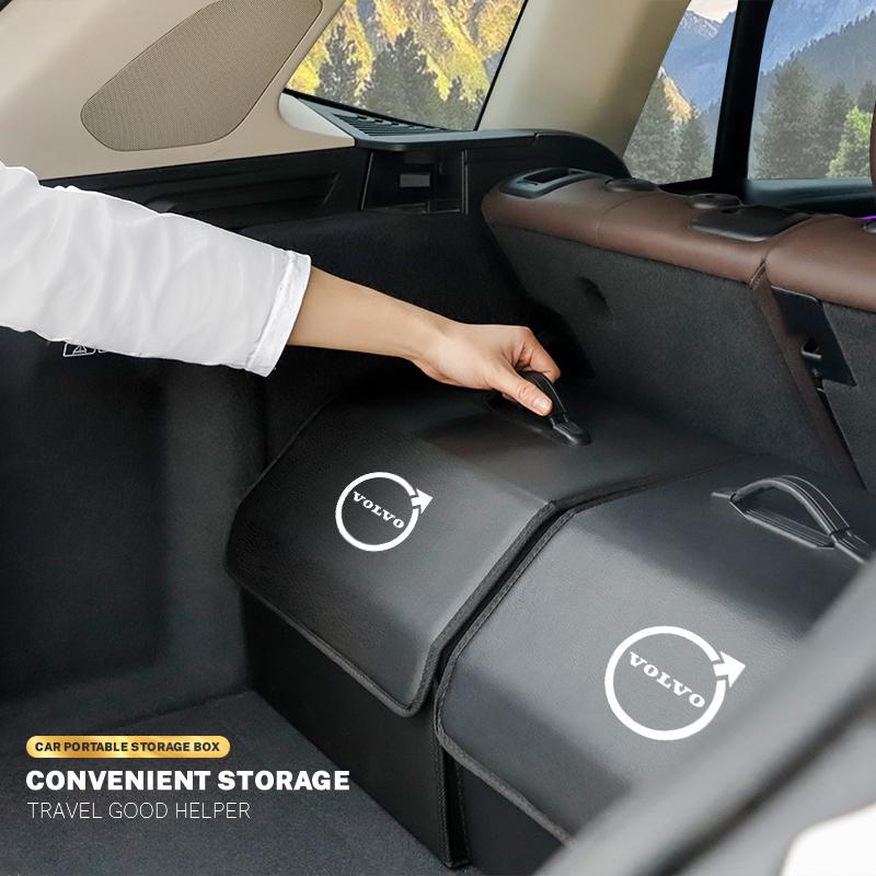 Универсальный складной органайзер-бокс для хранения в багажник автомобиля Для Volvo ES90 EC40 EX40 EM90 XC90 V90 V60 XC60 V40 S80 S60 S90 C40 XC40 V70