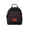 Coach Charter 18 Color Block Zip Leather Backpack Unisex Backpacks Brown Black C5286-B4M2