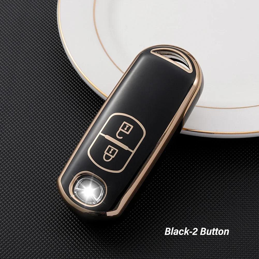 New Tpu Car Remote Key Case Cover For Mazda 2 3 6 Atenza Axela Demio CX-5 CX5 CX-3 CX7 CX-9 2015 2016 2017 2018 2019 Accessories
