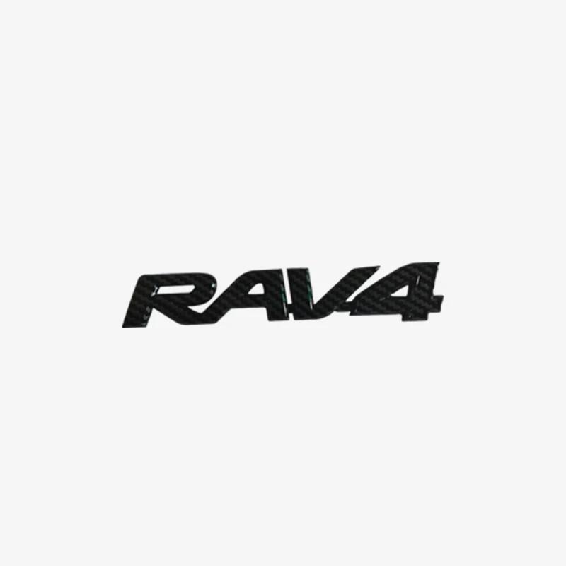 1PCS ABS Car Body Trunk Emblem Sticker Rav4 LOGO For RAV4 SUV Badge Auto Rear Letter Decal Exterior Accessories