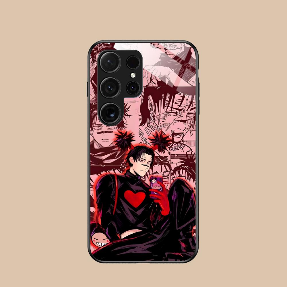 Чехол для мобильного телефона Jujutsu Kaisen Choso для Samsung Galaxy S26 S25 S24 S23 S22 S21 S20 Note20 Plus FE Ultra Стеклянный Цветной Чехол