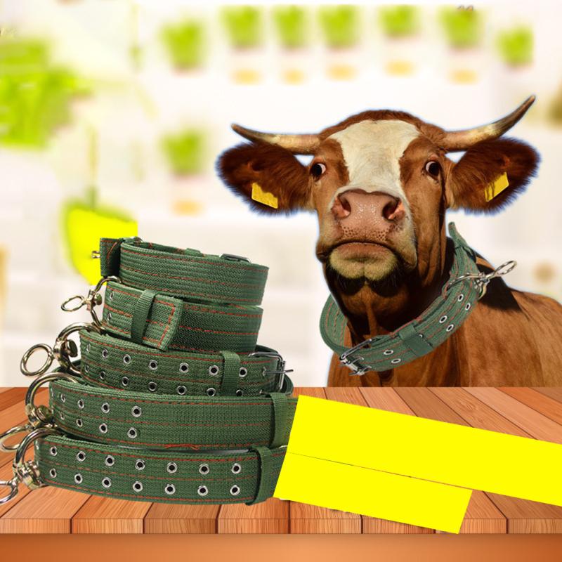 Холщовый ошейник для перевозки коров и овец, регулируемая длина, ветеринарное оборудование, товары для кормления скота