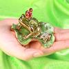 <Лягушка в короне (Король Лягушка)> Шкатулка для украшений с прорезями