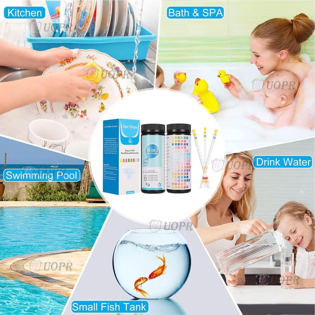 Drinking Water Test Kit with 100 Strips for Well and Drinking Water Testing and Improved Sensitivity for Detecting Low Levels of and Quickly and