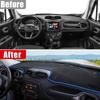 For Jeep Renegade 2015 2016 2017 2018 2019 2020 2021 2022 2023 2024 2025 Car Dashboard Cover Avoid Light Pad Anti-UV Carpet Mat