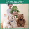 Adorable Plush Dog And Crocodile Teddy Bear Stuffed Animal Cuddly Toy For Kids