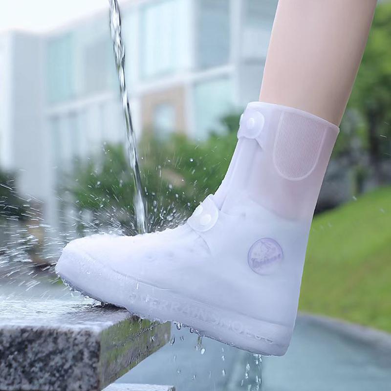 Rain Shoe Cover EU Waterproof Anti Slip Shoe Cover Rain Boots Outdoor Sports Shoes Accessories Durable Rubber Shoe Covers Reusable Boot Cover Hiking