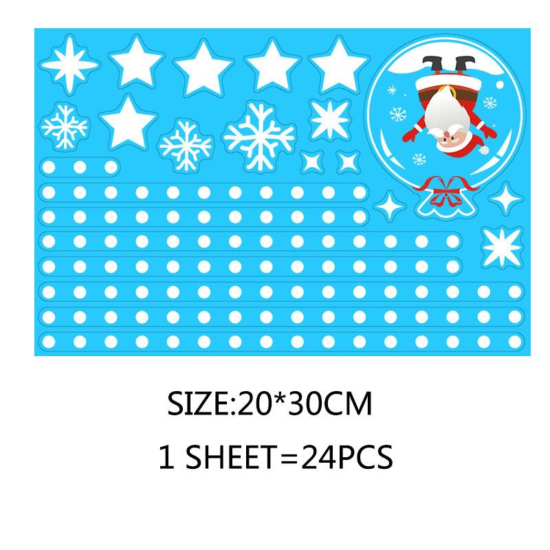 Веселое Рождественское украшение для дома, стены, окна, наклейки, украшения, гирлянда, Новый год, Ноэль Натал, подарок на Рождество