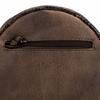 AUREN Women's Brown Round Studded Shoulder Bag