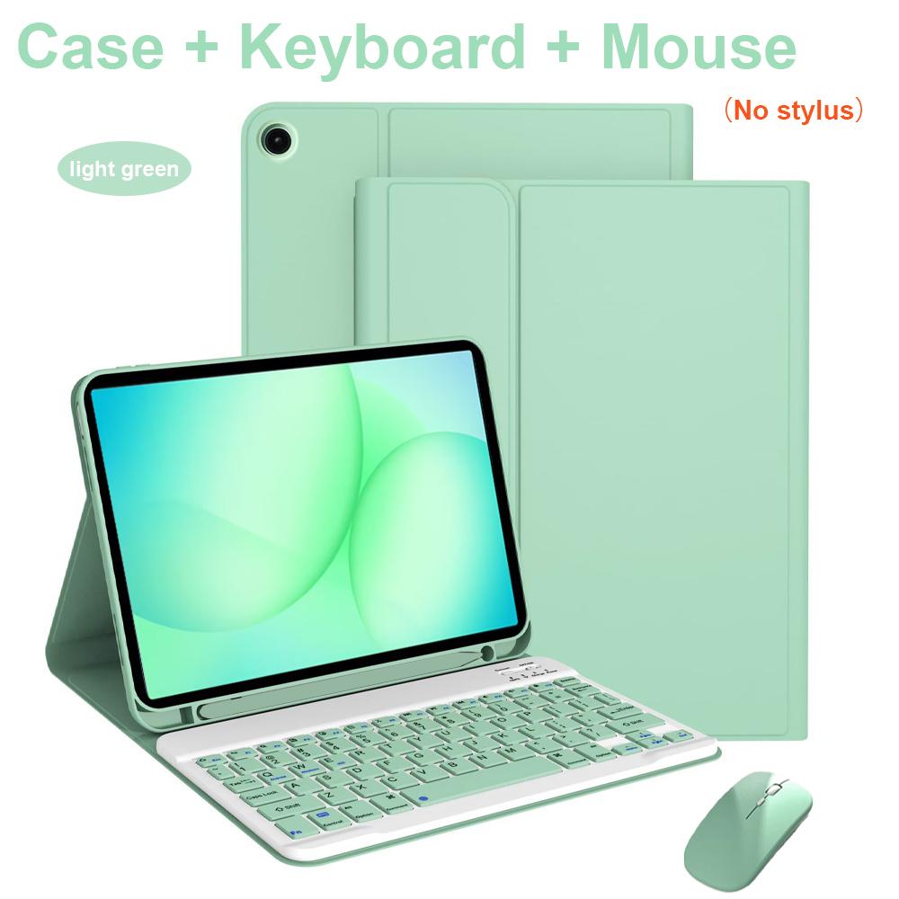 Case for Samsung Galaxy Tab A11 Plus 11 Inch, Detachable Bluetooth Keyboard Cover for Samsung Tab A11+ SM-X230/235/236B/310/315