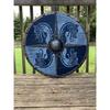 Medieval Dragon Wooden Viking Shield Round Shield Worrior Cosplay Roleplay Wall Decor