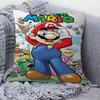 Персонализированная наволочка Super M-Mario для детской комнаты, Декор для дикой вечеринки, Наволочка, Подарок на день рождения ребенка, Душ для малыша