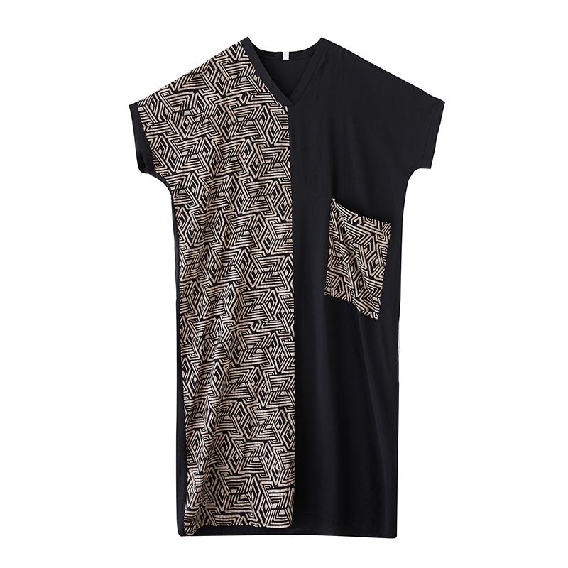 Dimanaf Новое женское летнее длинное повседневное платье 2025 года большого размера, свободное льняное винтажное базовое макси-платье 9864