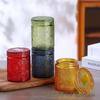 В наличии 200 г Стеклянный подсвечник для DIY ароматической свечи с крышкой - Пустой держатель