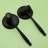 Durable Base Costume Sound Block Wood Gavel Lobster Hammer Simple Design Judge Hammer  Court