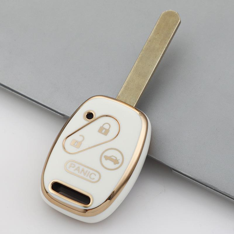 Премиальный чехол для ключа Gold Edge для Honda Accord, Fit, CRV, Odyssey