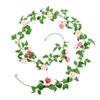 Spring Artificial Rose Vine Handmade Rose Wall Hanging Simulation Rose Vine  Wedding Party