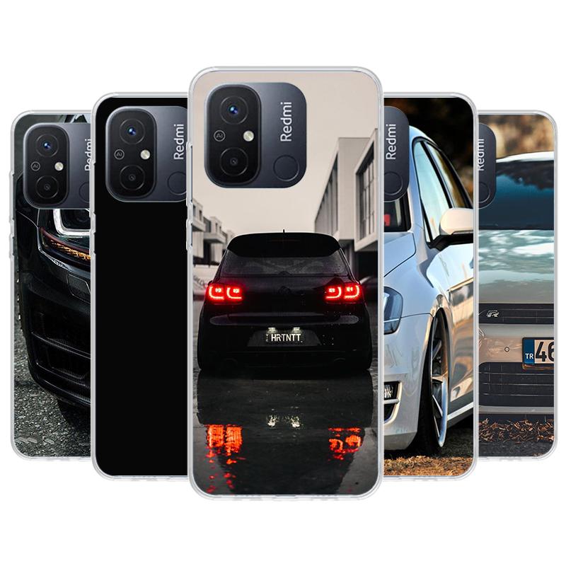 Чехол для телефона Sport Car Golf R 7 для Xiaomi Redmi 12 12C 10 10C 10A 9T 9C 9A 9 8 8A 7 7A 6 6A K20 K30 K40 Pro S2 Fundas