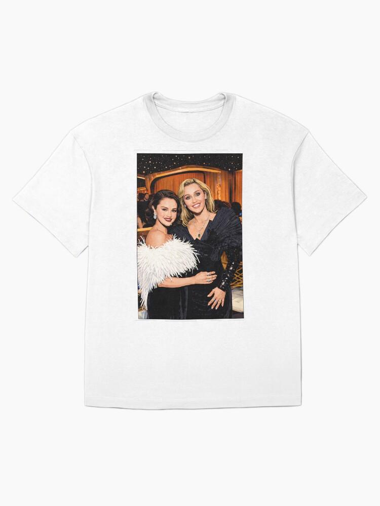 Selena and Miley Golden Globes (fan art) Oversized T-Shirt