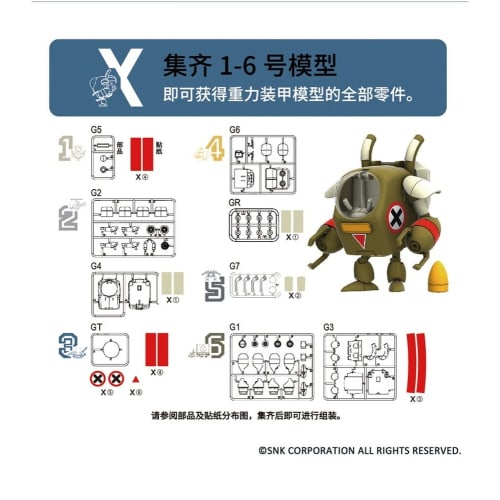 Xinshi Hobby Metal Slug 3 M34 3-Ton Truck Plastic Model XNSMS3006