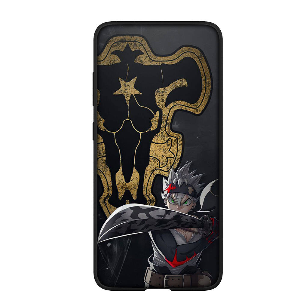Для iPhone 17 16 15 Xiaomi Poco F7 F8 X7 X6 C85 C75 C71 M8 Redmi Note 14 13 12 11 Pro Max 14C 13C 15C A3 A4 Чехол для телефона Аниме Аста Черный Клевер Обложка