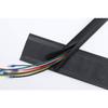 TRUSCO Wiring Protection Binding Tube Zipper Type 10010m GPJ-100-10-R2