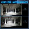 2Pcs 36000LM H7 LED Headlight Bulbs Mini Turbo H11 LED H8 9005 HB3 9006 HB4 80W Car Fog Light Headlamp Auto Plug&Play Lamp 6500K White