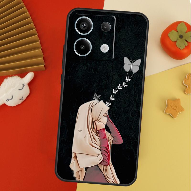 Muslim women islamic girl Case For Xiaomi Redmi 14C 13C 10C 12C Redmi Note 9S 10S 11S 12S 9 10 11 12 13 14 Pro Cover
