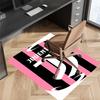 Juventus FC logo Printed Absorbent Washable Carpet, Non-Slip Bathroom Mats, Kitchen Rugs, Yoga Mat,Living Room Entrance, Camping Picnic Rugs
