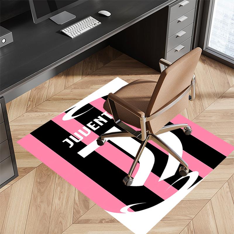 Juventus FC logo Printed Absorbent Washable Carpet, Non-Slip Bathroom Mats, Kitchen Rugs, Yoga Mat,Living Room Entrance, Camping Picnic Rugs