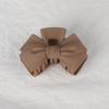 New Candy Bowknot Hair Claw Clips Women Girls Matt Plastic Big Bow Ponytail Holder Hair Clamps Crab Barrettes Hair Accessories