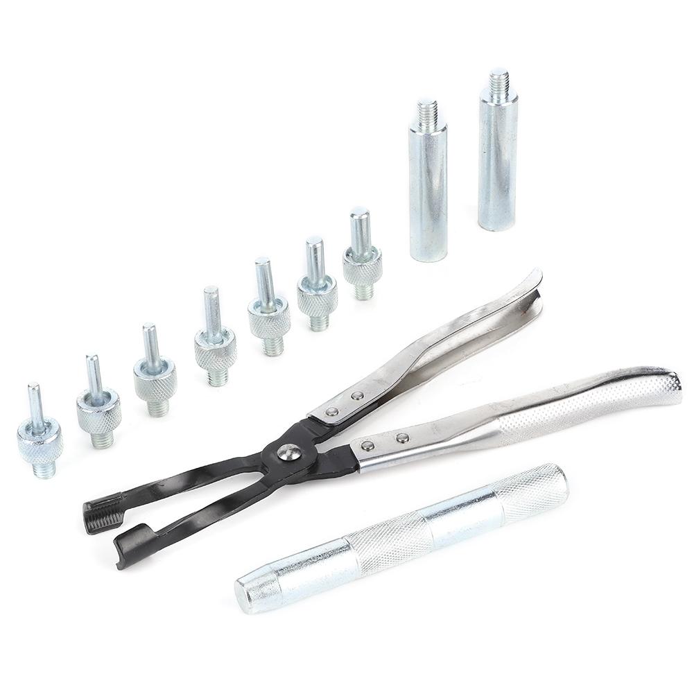 11pcsset Valve Stem Seal Pliers Removal Install Kit Long Drive Handle Automotive Garage Tools