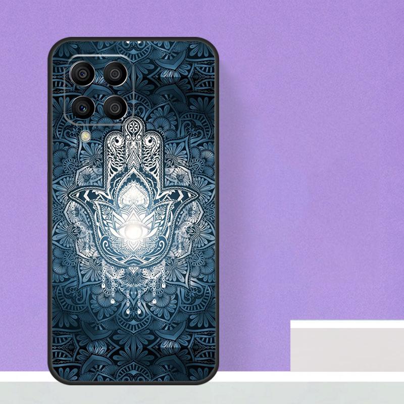Hamsa Hand of Fatima For Samsung Galaxy M13 M33 M53 M12 M32 M52 M14 M34 M54 M20 M51 M21 M30s M31s M15 M55 Case
