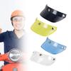 Helmet Visor Peak 3 Snap Visor Sunshield Peak for Retro Helmets Half Helmets 3/4 Helmets Helmets with 3 Buttons Accessories