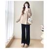 New Versatile Maternity Sweatshirt - Loose Casual Long Sleeve, Age-Reducing Autumn/Winter Women's Top