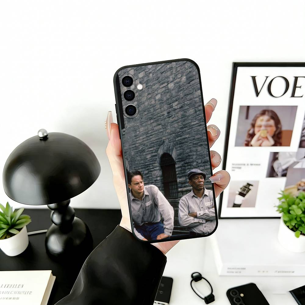 S-Шоушенк A-Энди Чехол для телефона Черный Силиконовый Мягкий Для Samsung Galaxy A73,A72,A71,A70,A53,A52,A51