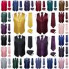 Silk Slim Waistcoat Dark Purple Paisley Wedding Vest Suit Tie Cufflinks Gift