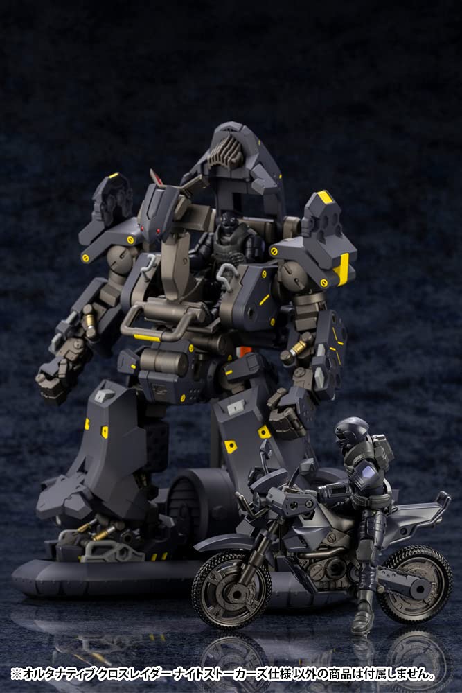 Kotobukiya Hexa Gear Alternative Cross Raider Night Stalkers Version, 1/24 Scale Plastic Model Kit, Approximately 100mm In Length, HG102