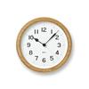 Lemnos Настенные Можно повесить или Поставляется с деревянным корпусом натурального цвета MIKI NT Часы Lemnos, размещенные, подставка, Аналоговые, Мики, Зельква, основание, NY12-06