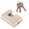 2 шт. горизонтальный навесной замок прямоугольный противоугонный водонепроницаемый сдвигоустойчивый замок безопасности с 6 ключами