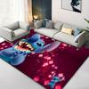 1 stk Disney Lilo og Stitch Mønster Teppe Områdeteppe Sklisikkert Teppe Kan Håndvaskes Gulvmatte Egnet For Stue Soverom Hjemmeinnredning Rom