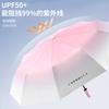 Высококачественный зонт от солнца для девочек с постепенным изменением цвета, защита от солнца, защита от УФ-лучей, автоматический зонт, двухцелевой виниловый мужской зонт от солнца