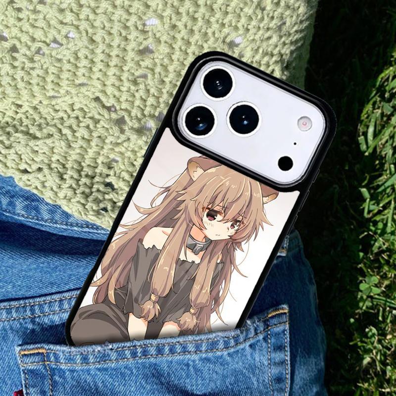 Чехол для телефона с изображением аниме-девушки-кошки для IPhone 11 12 13 14 15 16e 17 Pro Max Чехол для IPhone 17 Air