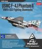 Пластиковая модель самолета Academy American Phantom II Shamrocks 12356 1/48 F-4J VMFA-333 (Самолет)