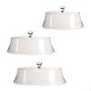 3 Pack Cake Dome Covers for Serving and Displaying Desserts