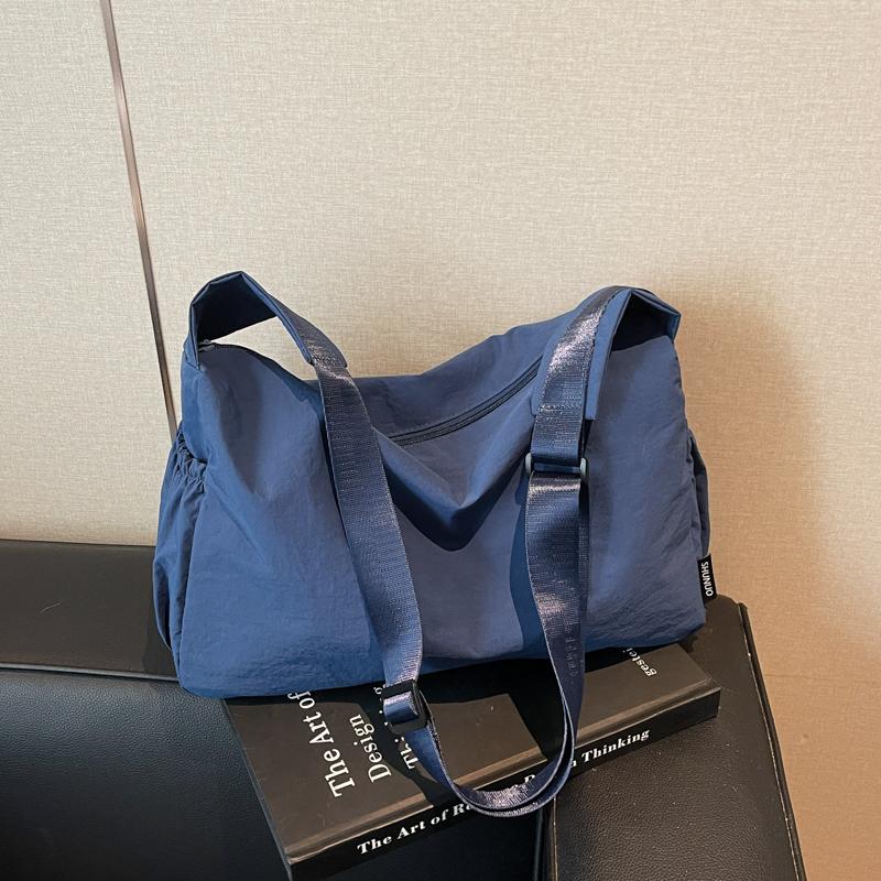 Нейлоновая спортивная сумка кроссбоди мужская и женская большой вместимости сумка-тоут сумка через плечо для通勤