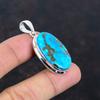 Подвеска из тибетской бирюзы, подвеска из драгоценного камня, серебряная подвеска 925 пробы, уникальный стиль, ювелирное украшение, подвеска ручной работы, серебряные украшения, подарки для матери