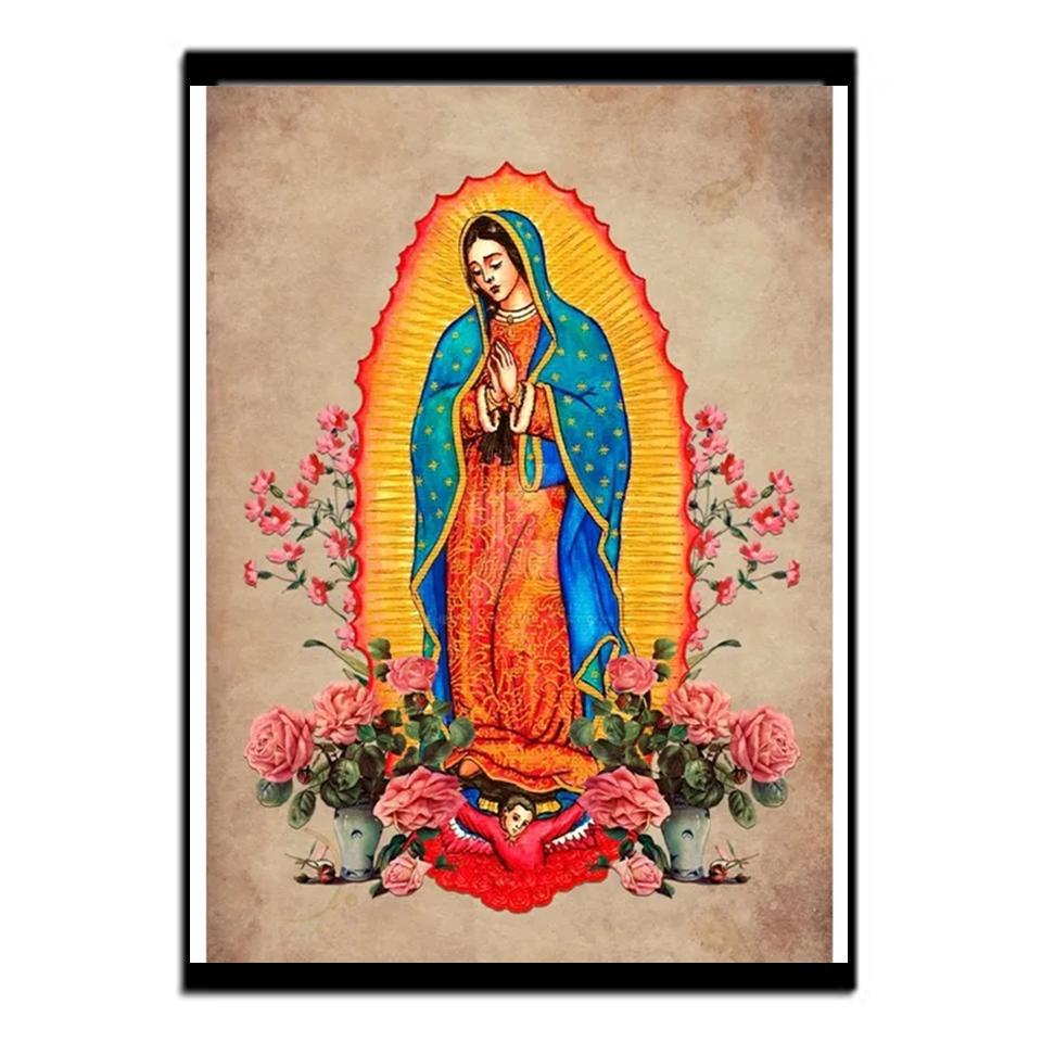 Diy Алмазная картина Религиозный лидер Мозаика 5d Полная Алмазная вышивка крестом Набор для вышивки Diy Домашнее украшение Живопись Искусство